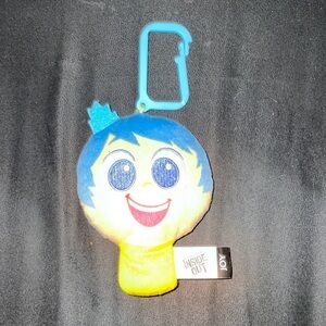 Yellow Inside Out Joy Plush Keychain